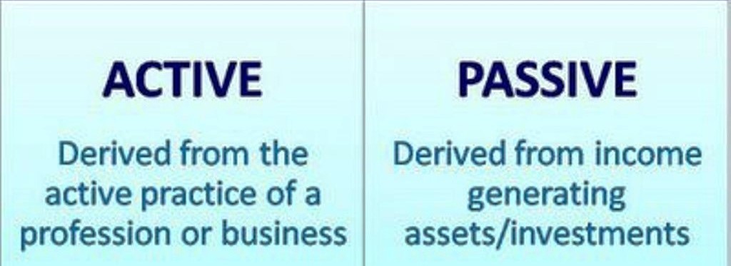 Passive income versus active income what are the best ways to make money online